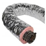 2x Master Flow  Insulated Flexible Duct R8