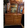 Solid Oak Dresser w/ Mirror