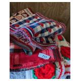 Assorted Blankets & Table Runners