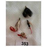 (4) Feather Lures