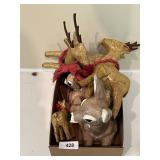 Assorted Deer Decor Pieces