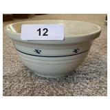 Roseville 2 qt. Bowl / Blue Trim