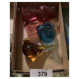 Cranberry Vase, Blue Pitcher, Other