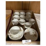 Haviland Limoge Cups, Saucers