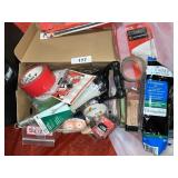 Tape, Exerciser Stretcher, Zip Ties, Misc. Box