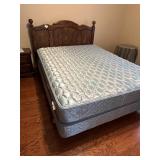 Queen Size Bed & Bedding / Made by