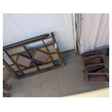 Vintage Stained Glass Window & Other