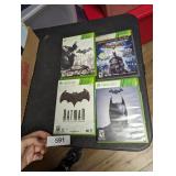 (4) Batman & Spiderman XBox 360 Games