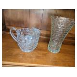 Fostoria Pitcher & Vase