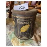 Granger Rough Cut Pipe Tobacco Tin