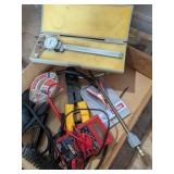 (2) Carpenter Squares, Wire Brush & Multimeter