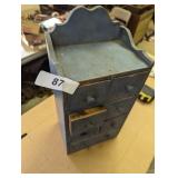 Vintage Wooden Hanging Storage Box