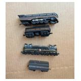 (4) Hallmark Keepsake Train Ornaments