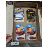 (4) Hot Wheels Cars