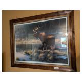 Moose Print Picture