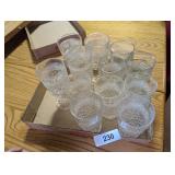 Glass Anchor Hocking Wexford Glasses