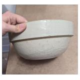 Large Crock Bowl - 5t, 10in. in diameter