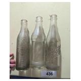 Dr. Pepper/Rural Palm/Orange Crush Glass Bottles