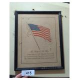 Pledge for the Flag Wall Art