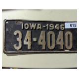 Iowa License Plate (1946)