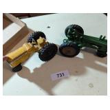 (2) Diecast Toy Tractors