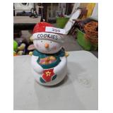 Snowman Cookie Jar - Has Crackling, 2in