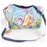 ANUSCHKA WILDFLOWER HORSES BRAND NEW HANDBAG