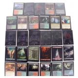 MAGIC THE GATHERING LARGE LOT OF LAND CARDS