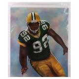 REGGIE WHITE ORIGINAL PAINTING BY GARY LONGORDO