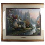 T. KINKADE "THE FOREST CHAPEL" SIGNED LIMITED