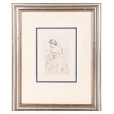 ORIGINAL VINTAGE SPANISH SIGNED HORSE DRAWING