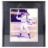 JOE DIMAGGIO SIGNED PHOTO 216/500 FRAMED W/ COA