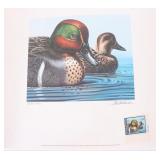 KEN MICHAELSON 1979 FEDERAL DUCK W/ STAMP SIGNED