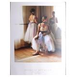 DOUGLAS HOFMANN 1945 BALLET DANCERS PRINT