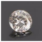 GIA 0.68CT NATURAL I2 J COLOR ROUND CUT DIAMOND