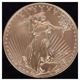 2013 P $5 AMERICAN GOLD EAGLE BU 0.1 OZ GOLD COIN