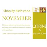 SHOP BIRTHSTONES! NOVEMBER: CITRINE & YELLOW TOPAZ