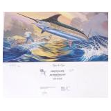 GUY HARVEY "EYE TO EYE" SIGNED LMTD PRINT W/ COA