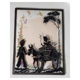 Victorian Silhouettes Hand Painted Horse Buggy CoG