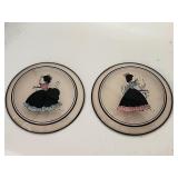 Victorian Silhouettes Hand Painted by PWatson ConG