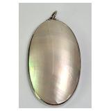 Mother of Pearl Pendant on Sterling Silver