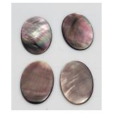 Mother of Pearl Cabochon Oval Lot of 4