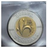 2008 $2 Quebec City ICCS MS65 Canada