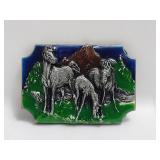 Belt Buckle - Horses