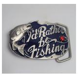 Belt Buckle - Pewter - I