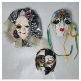 Mask Porcelain (3x) Lot