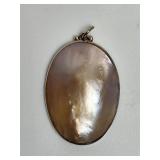 Mother of Pearl Pendant on Sterling Silver