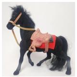 Handmade Horse w/Saddle Made w/Fur