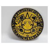 Belt Buckle - Aztec Mayan Calendar