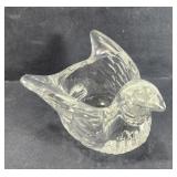 Avon Glass Candle Holder Bird